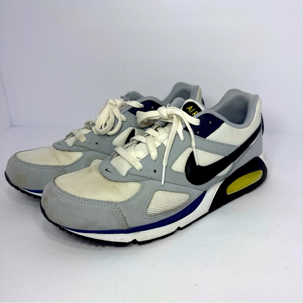 Nike Air Max IVO Shoes Grey Black White Blue 580518-102 Mens Size 10